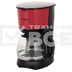 Кофеварка капельная Scarlett SC-CM33013 красный/черный, исп. кофе - молотый, 1.25 л, 750 Вт., фото 1