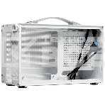 Компьютерный корпус PCCooler I100 PRO MESH WH, Mesh Compact, белый, SPCC, no fans ITX 60/300/SFX PSU support; 1x2.5