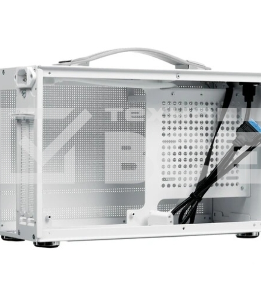 Компьютерный корпус PCCooler I100 PRO MESH WH, Mesh Compact, белый, SPCC, no fans ITX 60/300/SFX PSU support; 1x2.5