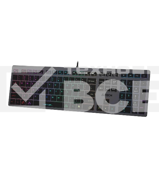 Клавиатура A4Tech Fstyler FX60 проводная, USB, серый