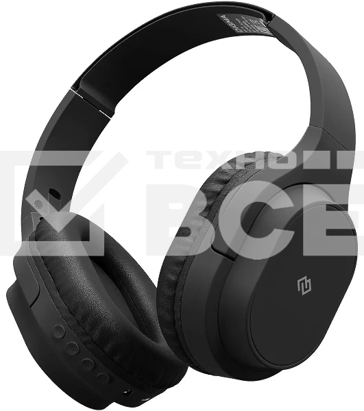 Гарнитура накладные Digma BT-18 черный беспроводные bluetooth оголовье