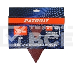Треугольник шлифовальный PATRIOT на липучке, 285мм, 12 отверстий, Р240, 10 шт, фото2