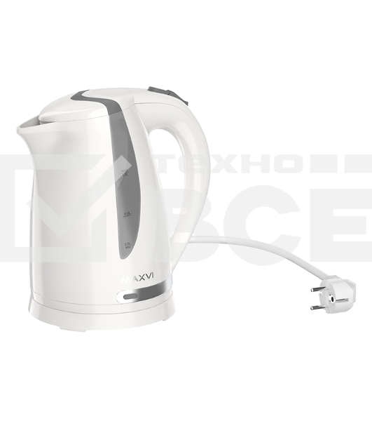 Чайник электрический Maxvi KE1701P белый-grey