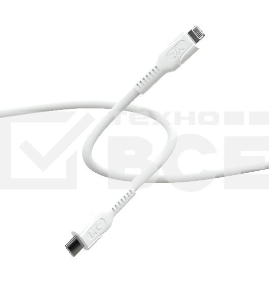 Кабель MORE CHOICE (4620202553713) K65ia 2м USB 3.0A PD 27W для Lightning ng 8-pin - 2 м, белый