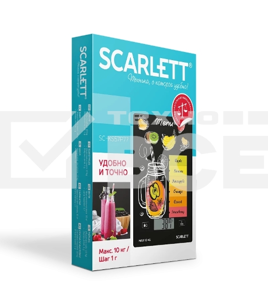 Весы кухонные Scarlett SC-KS57P77 (Смузи)
