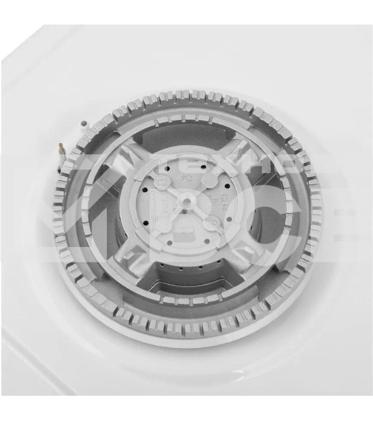 Газовая варочная панель Maunfeld EGHE.64.43CW/G, 4 конфорки, эмалированная сталь, белый