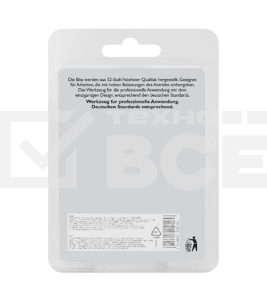 Бита PZ3х50 мм, сталь S2, шестигр., 10 шт. Gross