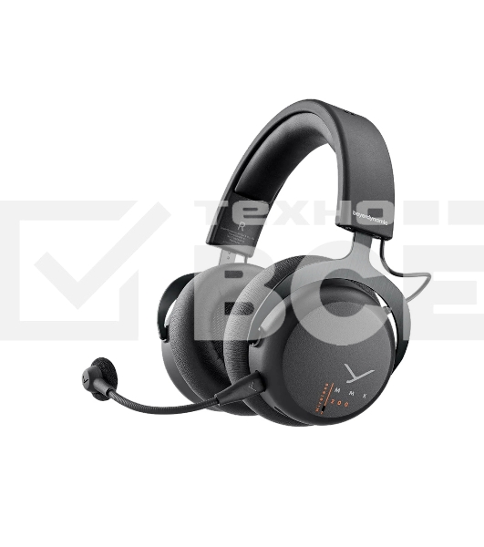 Беспроводные/проводные наушники Beyerdynamic MMX 200 Wireless черный, полноразмерные, Bluetooth + радиоканал + проводной, до 35 ч