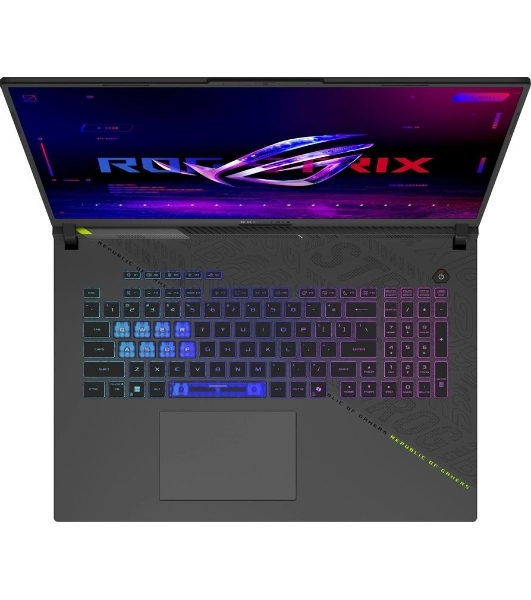 Ноутбук ASUS ROG Strix G18 G814PM-S8074/18'/IPS/AMD Ryzen 9 8940HX/16GB/1024GB SSD/NVIDIA GeForce RTX 5060 8GB/Без ОС/серый/3kg