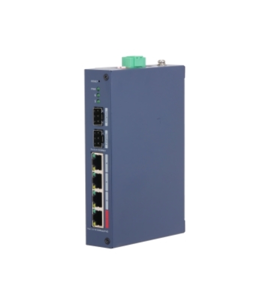 Коммутатор Dahua DH-CHS4206-4GT-90, 4×1 Гбит/с + 2×1 Гбит/с SFP, управляемый