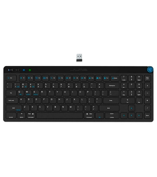 Клавиатура JLab JBuds Keyboard беспроводная, Bluetooth, радиоканал, чёрный