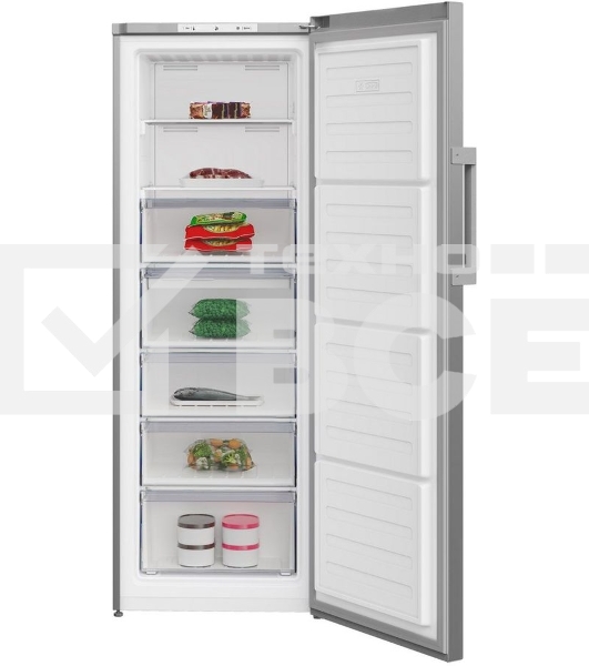 Морозильная камера Beko B1RFNK292S, серый, 255л, 7 ящиков