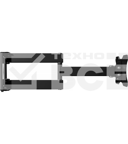 Кронштейн LE'STER LST-210.05 ТВ 10'-50' vesa 200x100, черный, 2 колена