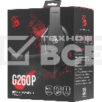 Наушники с микрофоном A4Tech Bloody G260p черный 2м мониторные USB оголовье (G260P), фото5