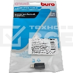 Переходник Buro BU-LIGHT-TYPEC(F) Lightning (m)-USB Type-C (F) черный, фото2