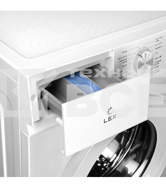 Стиральная машина LEX LWM06010WIDsmall белый, фронтальная загрузка, 6 кг, 1000 об/мин, класс: А+++