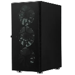 Компьютерный корпус Montech X3 GLASS, без БП, ATX 6x120мм 2xUSB 3.0 1xUSB3.1 audio bott PSU, черный, фото10