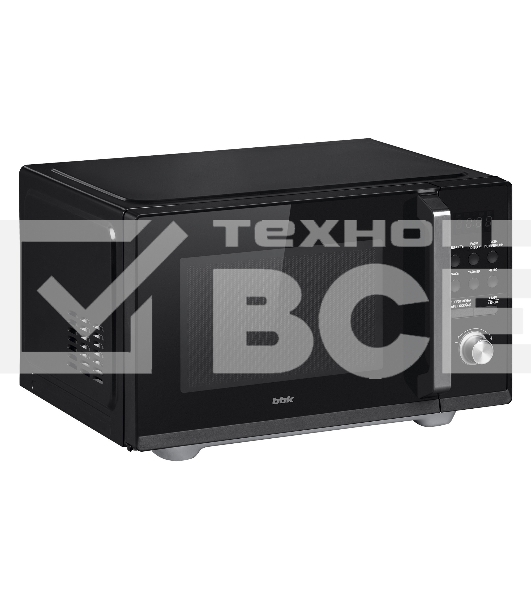 Микроволновая печь BBK 25MWS-954T/B черный, 25 л, 900 Вт, поворотный/кнопки