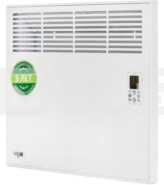 Конвектор IVIGO EPK-Pro Wi-Fi EPK4550P07, белый, 750 Вт, 8 м2, с терморегулятором, Wi-Fi