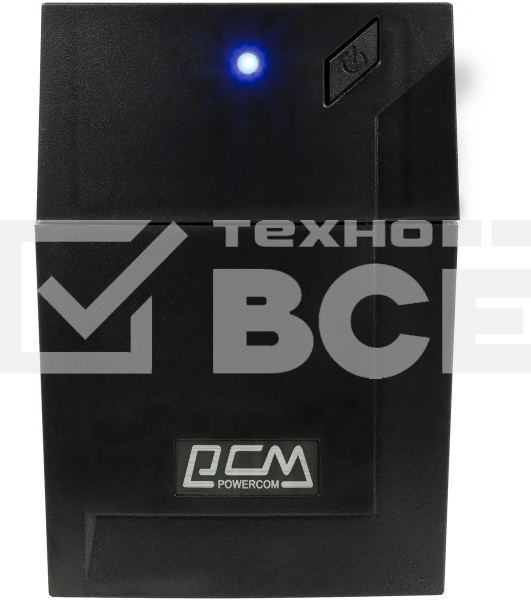 Источник бесперебойного питания Powercom Raptor RPT-600A 360Вт 600ВА черный