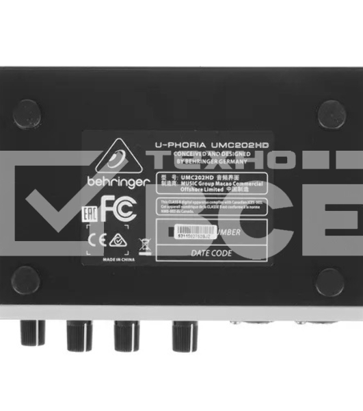 Аудиоинтерфейс Behringer UMC202HD