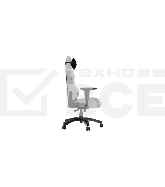 Кресло игровое Anda Seat Phantom 3, цвет серый, размер L (90кг), материал ткань (модель AD18)