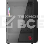 Корпус Bloody BD-CC106F черный без БП ATX 4x120mm 1xUSB2.0 1xUSB3.0 audio bott PSU, фото5