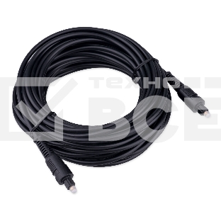 Кабель оптический Cablexpert CC-OPT-10M-N, Toslink 2xODT M/M, 10м, черный, пакет
