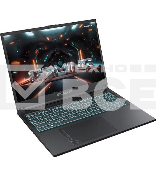 Ноутбук GIGABYTE G6 KF Intel Core i7 13620H 2400MHz/16'/1920x1200/32Gb/512Gb SSD/NVIDIA GeForce RTX 4060 8Gb/Wi-Fi/Bluetooth/Windows 11 Pro (KF-H3KZ853KD/32_Win 11P) Black