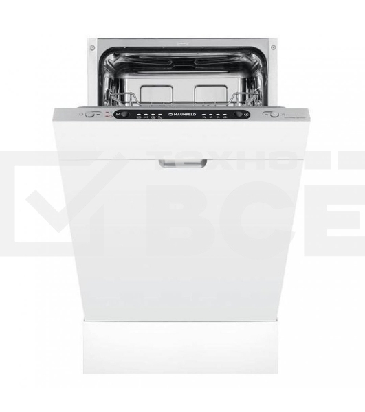 Встраиваемая посудомоечная машина Maunfeld MLP4249G02, серебристый, 44.8 см, 9 компл., 49 дБ, класс A++