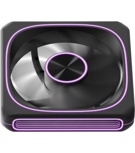 Вентилятор для корпуса Formula Air Fusion 1 BK ARGb 120х120x28 черный 4-pin 36.93дБ (упак.:1шт) Ret