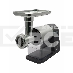 Мясорубка электрическая Sakura SA-6425G Premium серый, 2400 Вт, 2.5 кг/мин, реверс, защита от перегрузки, металлический лоток, насадки - 5, фото 1