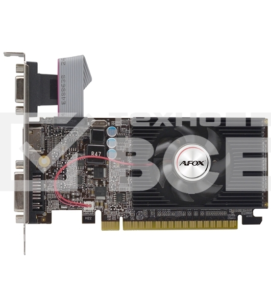 Видеокарта AFOX GT610 2GB DDR3 NVIDIA Geforce PCIE16  AF610-2048D3L7-V6