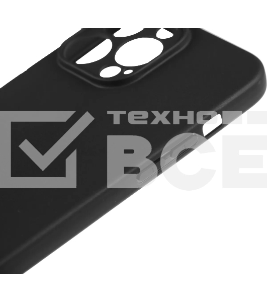 Чехол (клип-кейс) BoraSCO для Apple iPhone 15 Pro Max черный (72415)