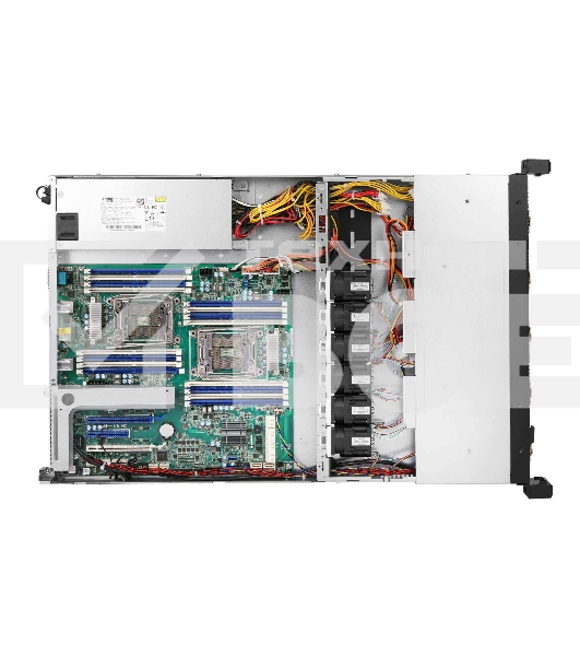 Компьютерный корпус InWin IW-RS110-07 2*750W, AcBel R1BA2751A, with UL62368*2/PDB AcBel R1BU4751A/FAN 4056mm*6/SLIMSAS *10 BP/2.5