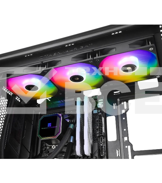 Система водяного охлаждения Thermalright Frozen Prism 360 ARGB Soc-AM5/AM4/1151/1200/2066/1700 черный 4-pin 27dB Al Ret (F-PRISM-360-BL-ARGB)