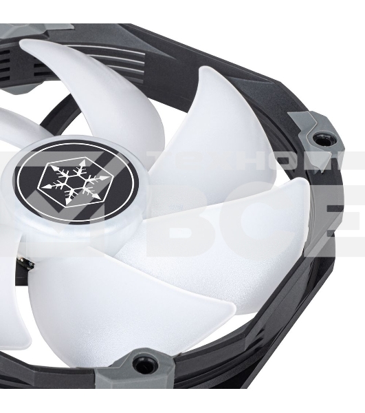 Вентилятор Silverstone G53ARV140ARGB20  High-performance 140mm CPU cooler with four Ø6mm copper heat-pipes designed specific 