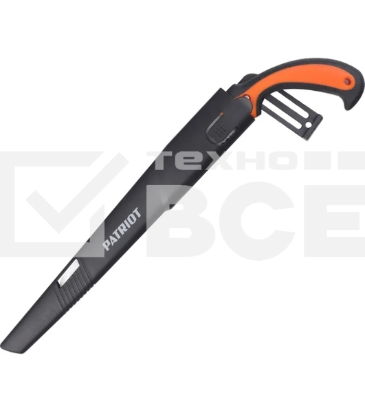 Ножовка садовая Patriot SP-270, нескладная, ножны, лезвие (япон.стальSK5,270 мм,7TPI), PP+TPR-ручка