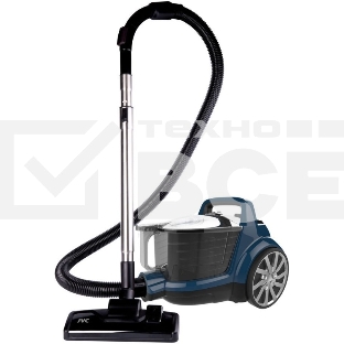 Пылесос JVC JH-VC405 черный/синий, 360/2050 Вт, уборка сухая, пылесборник контейнер 2 л