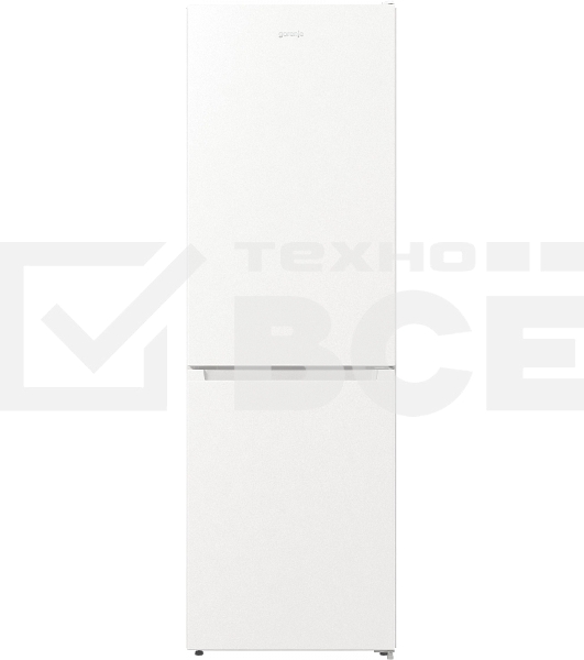Холодильник Gorenje NRK619EEW4 белый двухкамерный 203/99л морозилка снизу, No Frost