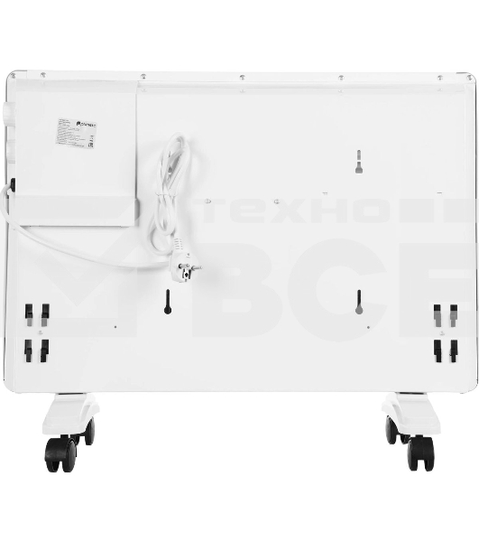 Конвектор Primera PHP-1500-MXB, белый, 1500 Вт, 20 м2, термостат