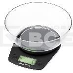 Весы кухонные Maxvi KS102P черный, фото 1