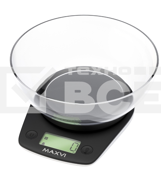 Весы кухонные Maxvi KS102P черный
