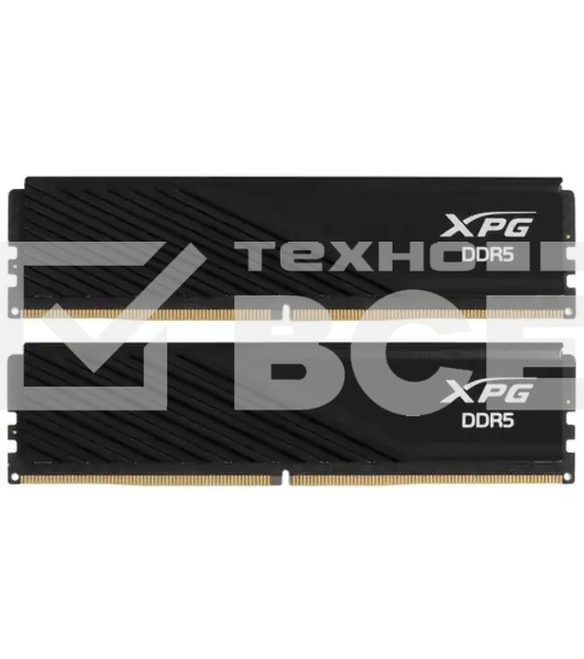 Оперативная память XPG Lancer Blade, DDR5, 32GB (2x16 GB), 6000 MHz, CL36, радиатор, черный