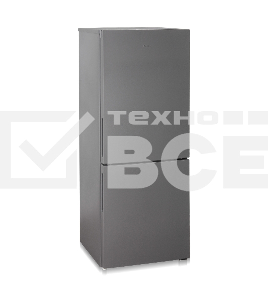 Холодильник Бирюса W6141 графит двухкамерный 165/60л морозилка снизу