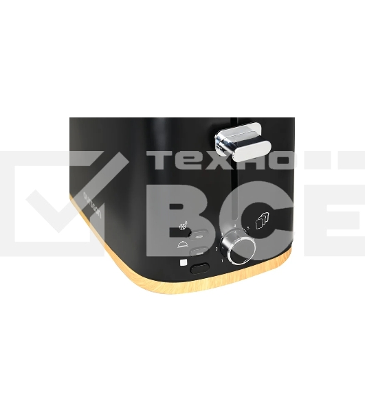 Тостер OURSSON TS2106/BL черный