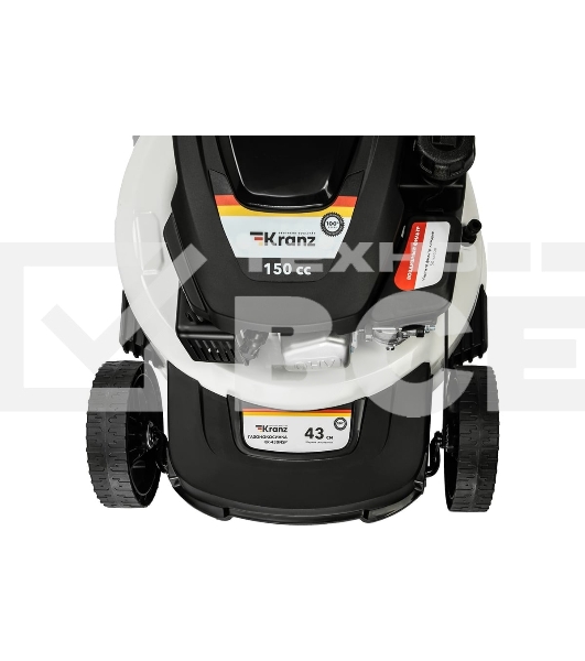 Газонокосилка бензиновая Kranz KR-430NSP несамоходная, 150 см3, 43 см