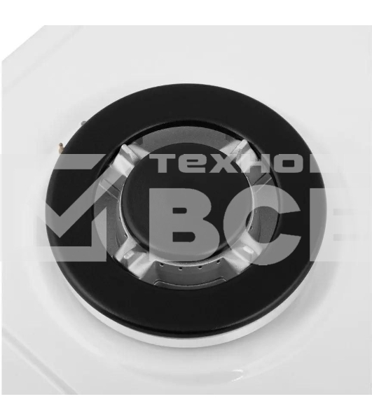 Газовая варочная панель Maunfeld EGHE.64.43CW/G, 4 конфорки, эмалированная сталь, белый