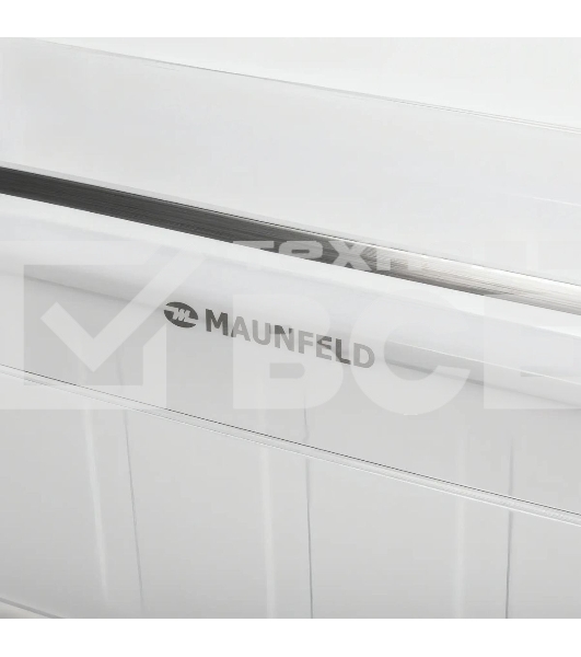 Холодильник Maunfeld MFF176SFW белый двухкамерный 187/75л морозилка снизу, ручная разморозка