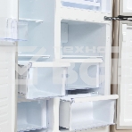 Холодильник Hyundai CS6073FV шампань трехкамерный 329/223л морозилка сбоку, No Frost, Side by Side, фото8